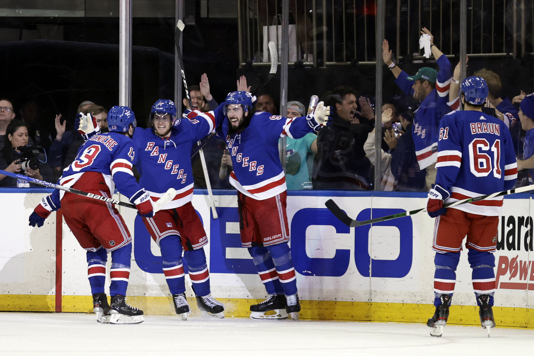 APTOPIX Penguins Rangers Hockey